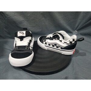 Vans Toddler Shoes Black & White Checkered Lace Old Skool Sneakers Size 6